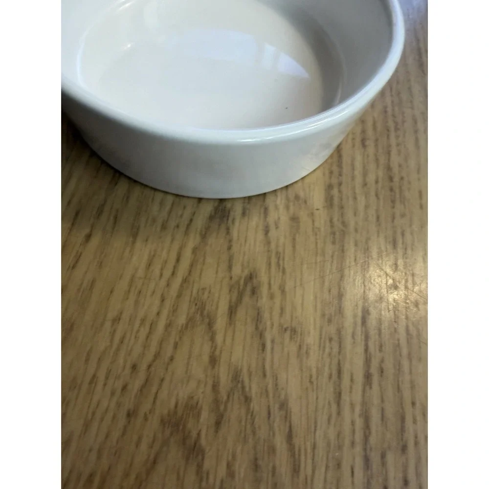 RAE Dunn Ceramic Dog Bowl, Pet Dish for Dogs and Cats